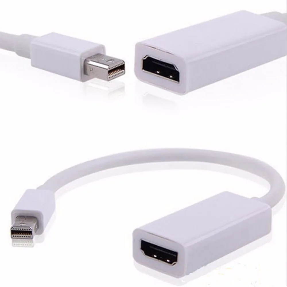 Full HD Mini Displayport к HDMI Кабель адаптер Thunderbolt DP конвертер 1080 P для MacBook Pro Air Mac PowerBook 20 см| |