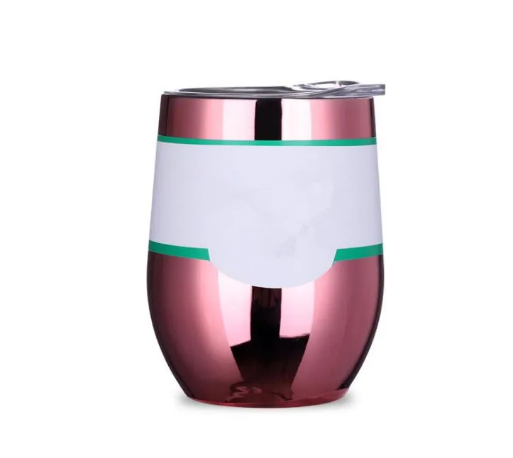 20pcs fluoresce Rainbow Cups 9oz Egg mugs Wine Glass tumbler double wall stainless steel vacuum insulated | Дом и сад