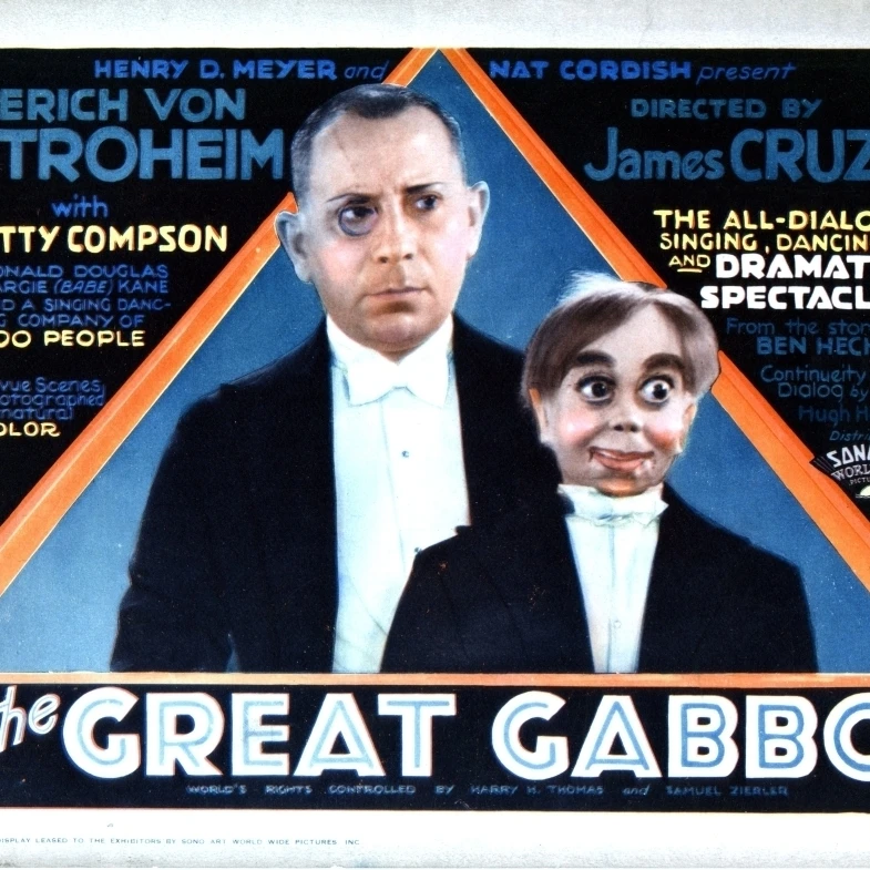 Великий габбо Эрих фон Строхайм 1929 фильм плакат Masterprint (28x22)|Таблички и знаки| |