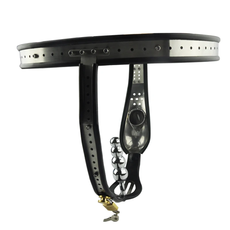 Hot Male Chastity Belt Sex Toys Men Cock Cage Stainless Steel Pants Penis Lock Adjustment Sleeve | Красота и здоровье