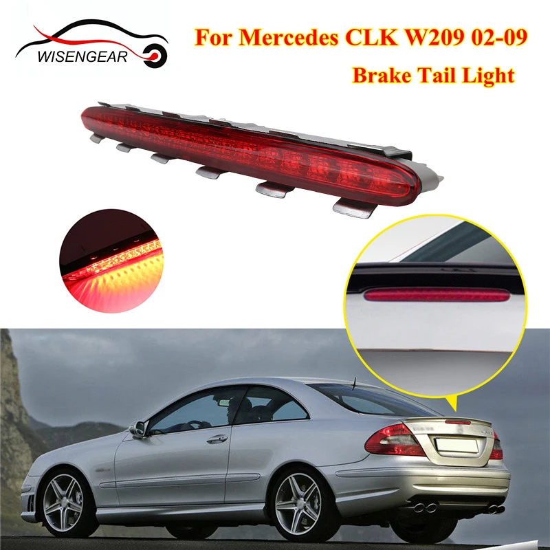 For 2002-2009 Mercedes Benz CLK W209 Trunk Third Brake Stop Light Rear Lamp Red LED 16 | Автомобили и мотоциклы