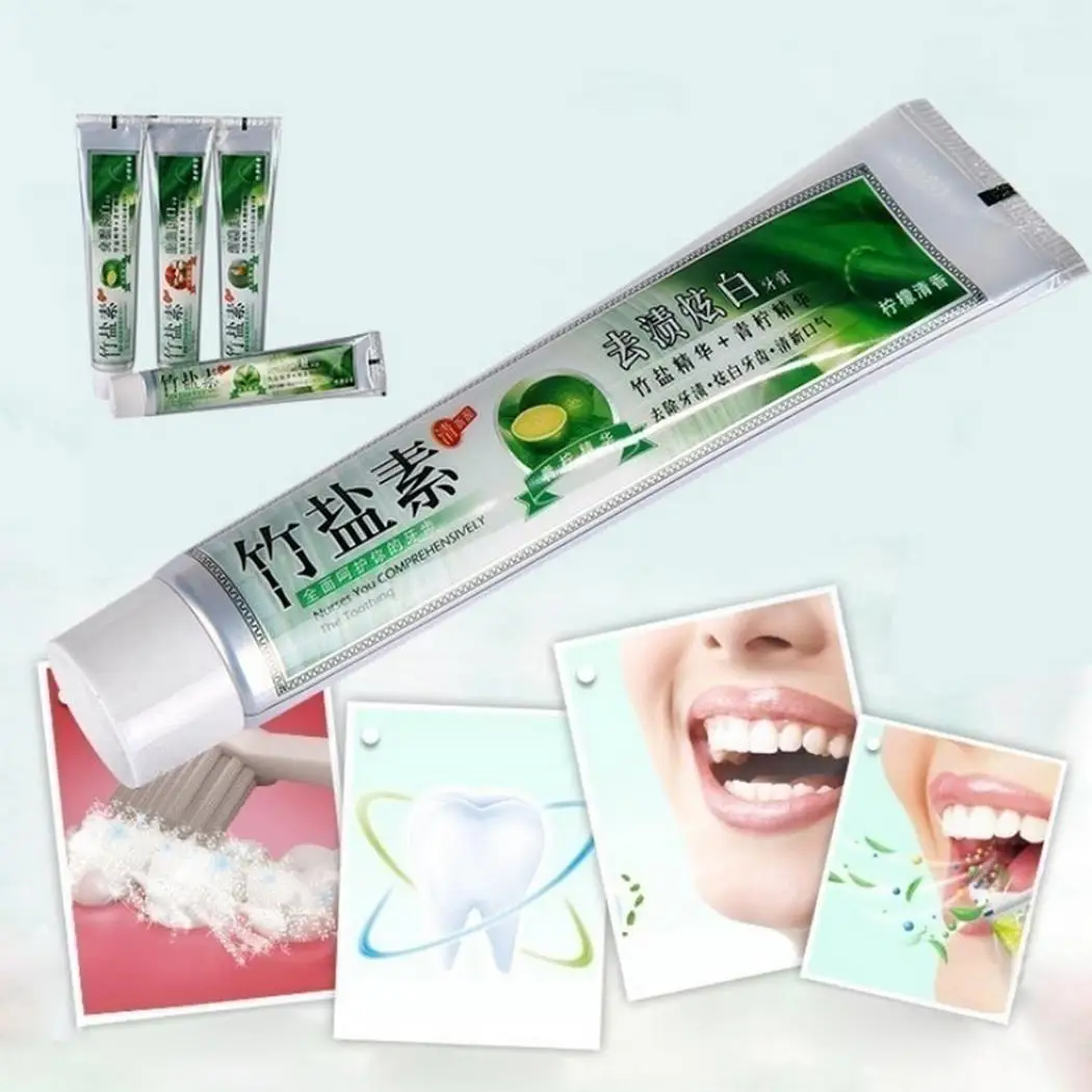 Salt Whitening Bleeding toothpaste Dental Teeth 100g Remover Plaque Tooth flavor Toothpaste Gums Bamboo Anti Fresh | Красота и