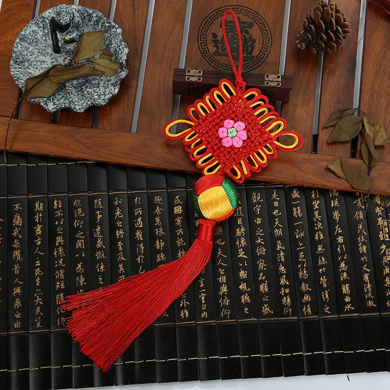 10 Pcs Polyester Chinese Knots Knotting Tassel Blessing Lucky Gifts Fringe for Curtains Trim Pendant Decoration | Дом и сад