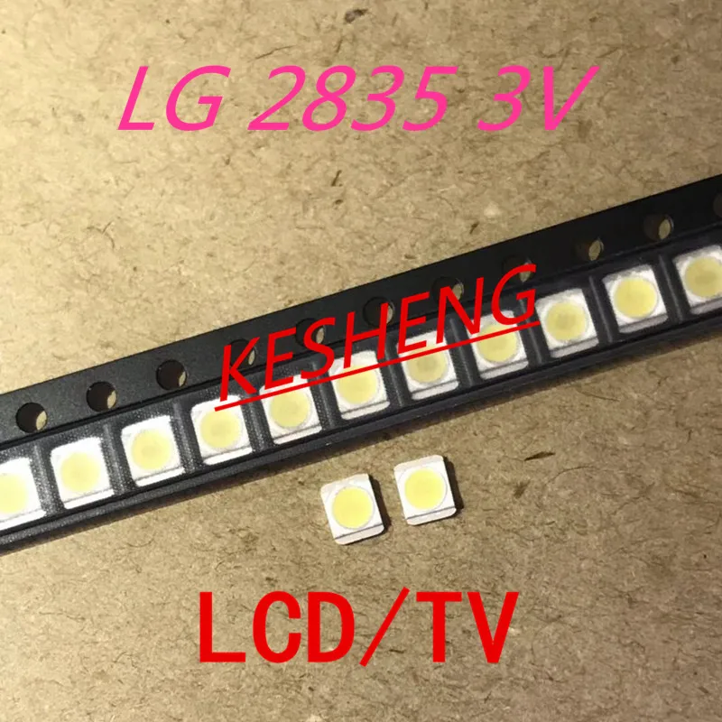 50 шт. оригинальный светодиодный светильник для ЖК-телевизора LG 1 Вт 3 в 3528 2835 |