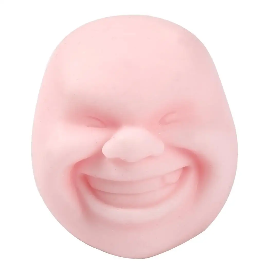 Новинка милые мягкие игрушки для снятия стресса в форме лица сжимающие ручные