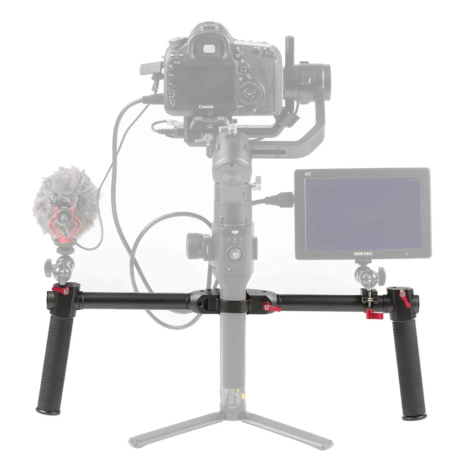 Двойная Ручка Gimbal ручной Руль устойчивый к царапинам противоскользящий для DJI Ronin