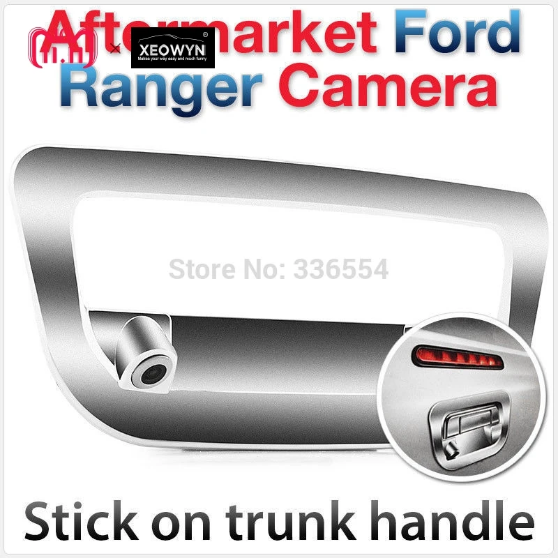 for Ford Ranger Rear View Reverse tailgate Parking Backup Camera Trunk Handle Cover Car RAPTOR PICKUP 2012 2013 2014 | Автомобили и