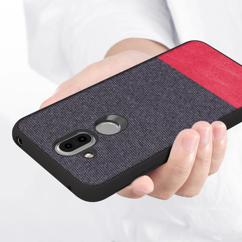 Чехол для Nokia X7 Новый чехол 8 1 полная защита гибридная искусственная ткань TPU