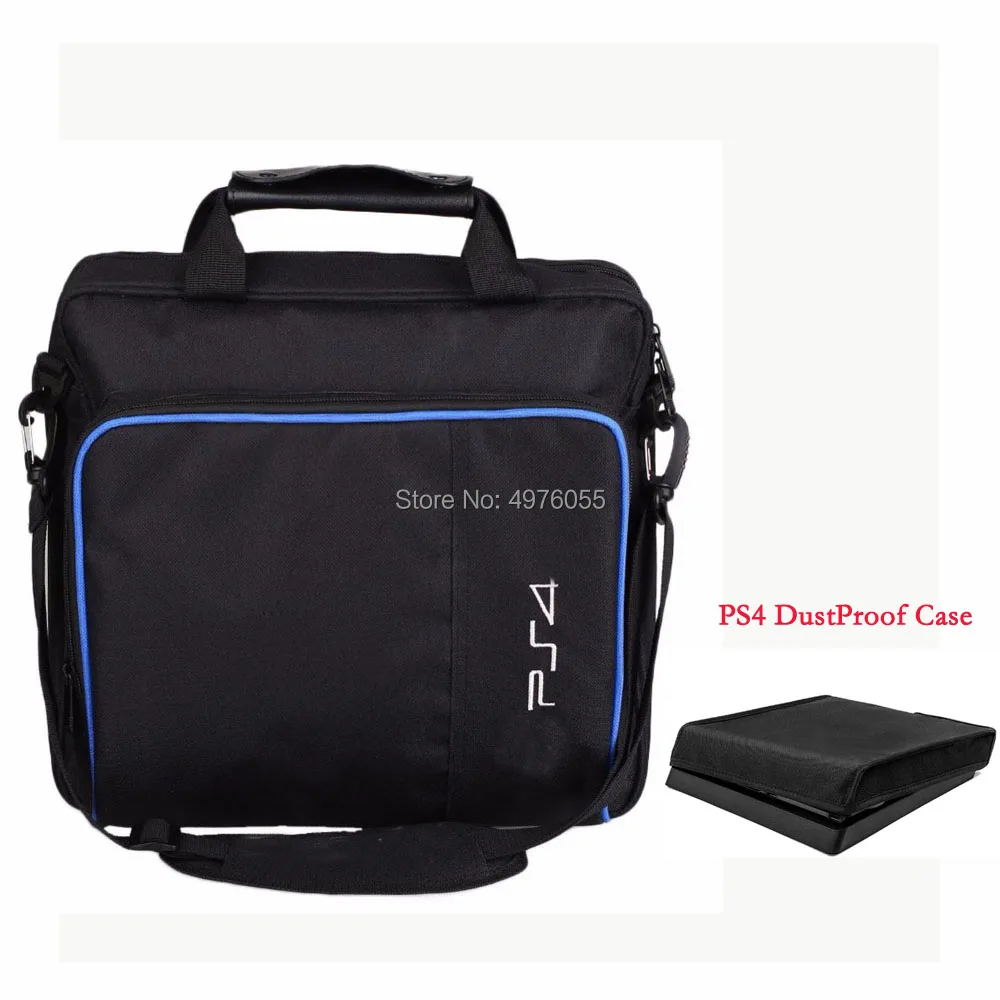 Carry Bag Handbag Canvas Case For PS4 /PS4 Pro Game Sytem Original size Silicone case PlayStation 4 Slim Console | Электроника