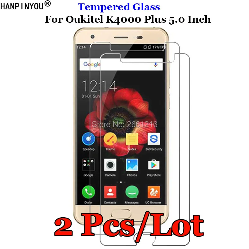 2 шт./лот для Oukitel K 4000 Plus закаленное стекло 9H 2.5D Премиум Защитная пленка экрана K4000 5