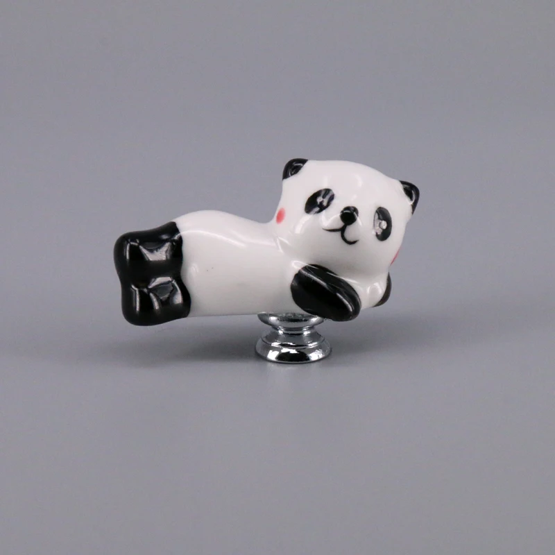 2 шт. милые ручки для дверей шкафа с изображением панды детская мебель комнаты