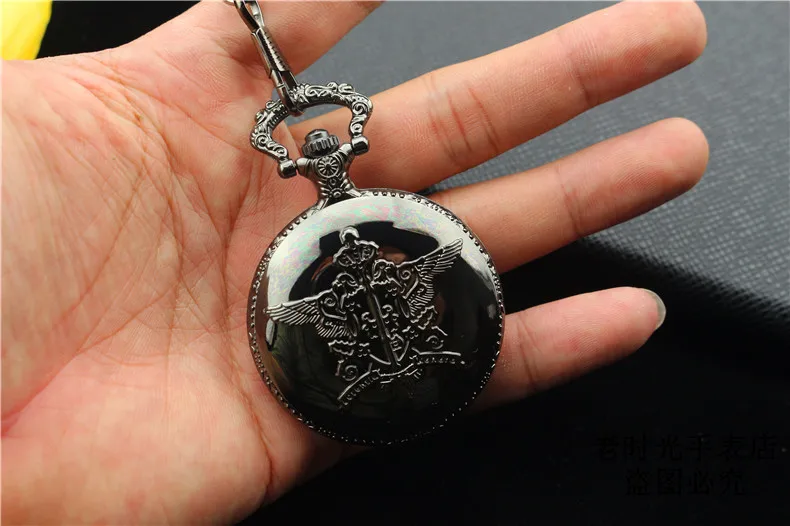 Японские Карманные часы Kuroshitsuji Black Butler Sebastian с цепочкой на цепочке для женщин и