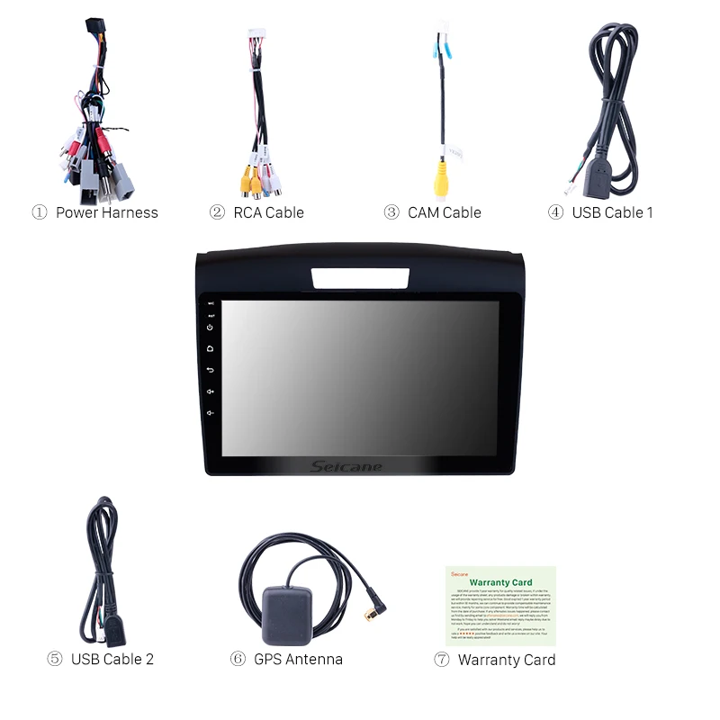 Автомагнитола Harfey HD стерео GPS 9 &quotAndroid 8 1 Navi 2Din для Honda CRV 2011-2015 с дистанционным