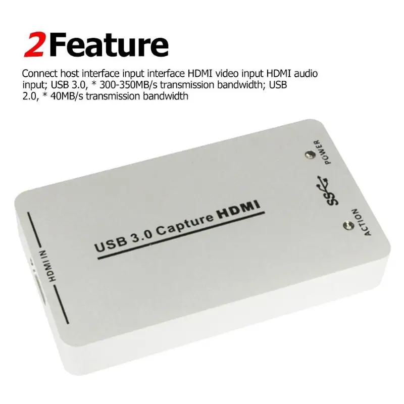 HDMI к USB3.0 захват видео подвеска 1080 P hd карта адаптера коробка|USB-адаптеры| |