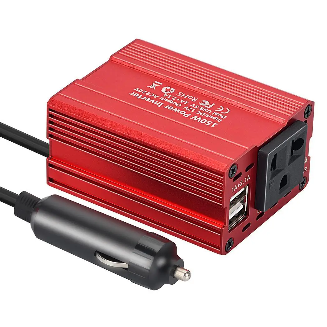 150 W фары для автомобилей Мощность инвертор DC12V AC110V/220 V двойной 50/60 Гц зарядных