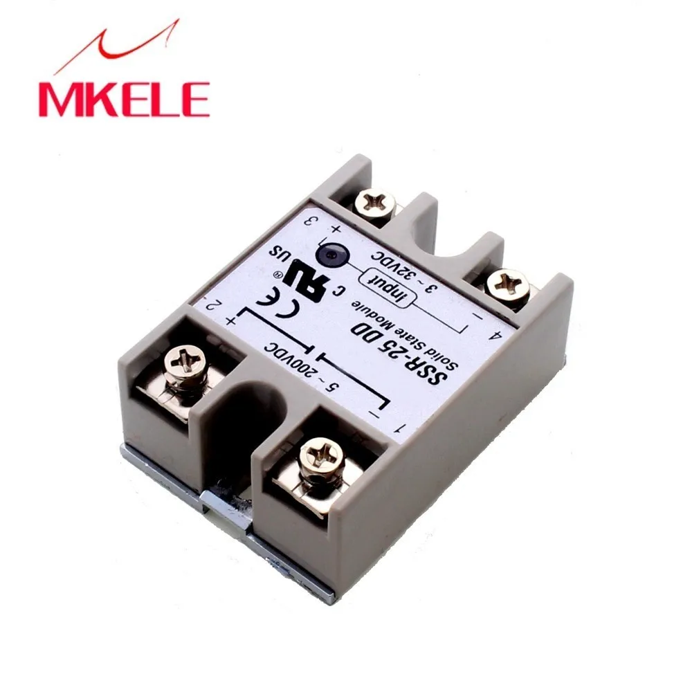 IMC Горячий Новый пластиковый металлический твердотельный реле SSR DC 25A 3 32VDC/5 60VDC|ssr