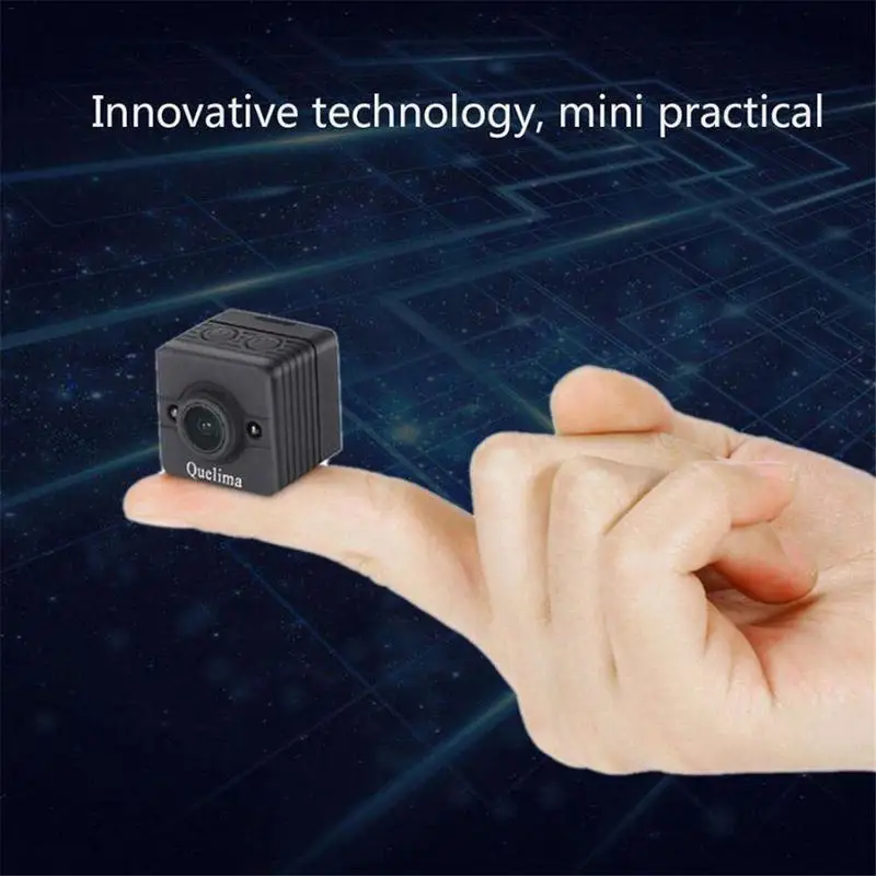 Мини камера 170 широкоугольная приборной панели для Quelima SQ12 Mini 1080P FHD Автомобильный