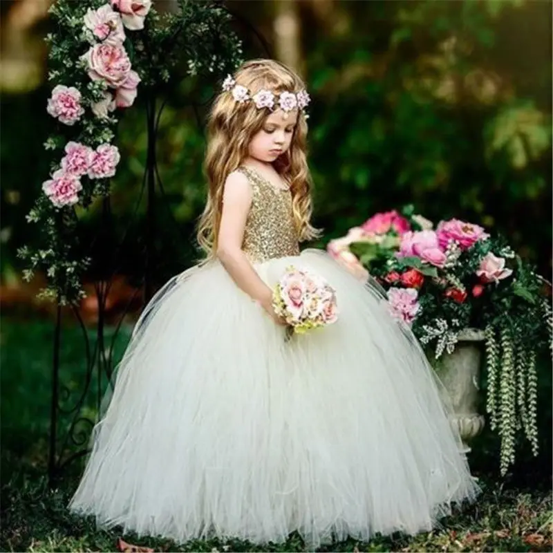 Платья для девочек Emmababy подружек невесты модные повседневные удобные детские с