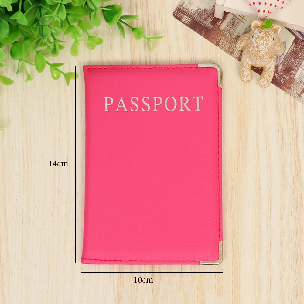 Обложка для паспорта Женская розовая из искусственной кожи|Принадлежности