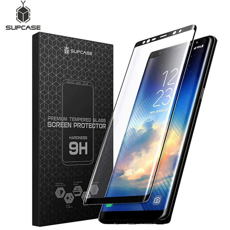Для Samsung Galaxy Note 9 SUPCASE премиум класса Защита от царапин 3D изогнутые края