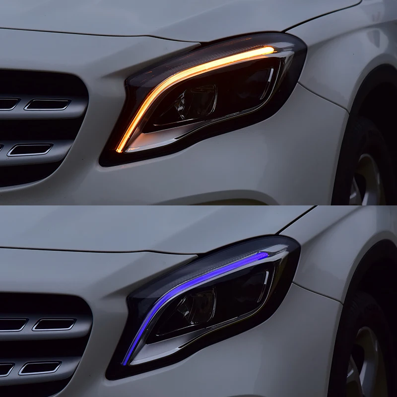 Головной светильник в сборе для Mercedes-Benz GLA 2015-2019 светодиодный Противотуманные