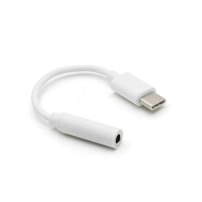 Переходник для кабеля наушников 50 шт./лот с Type-C на 3 5 мм usb 1 Type C мужской AUX аудио
