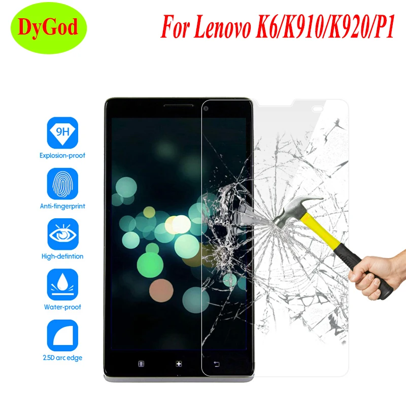 Закаленное стекло для Lenovo K6 K910 K920 Передняя пленка Защитное P1 закаленное телефона