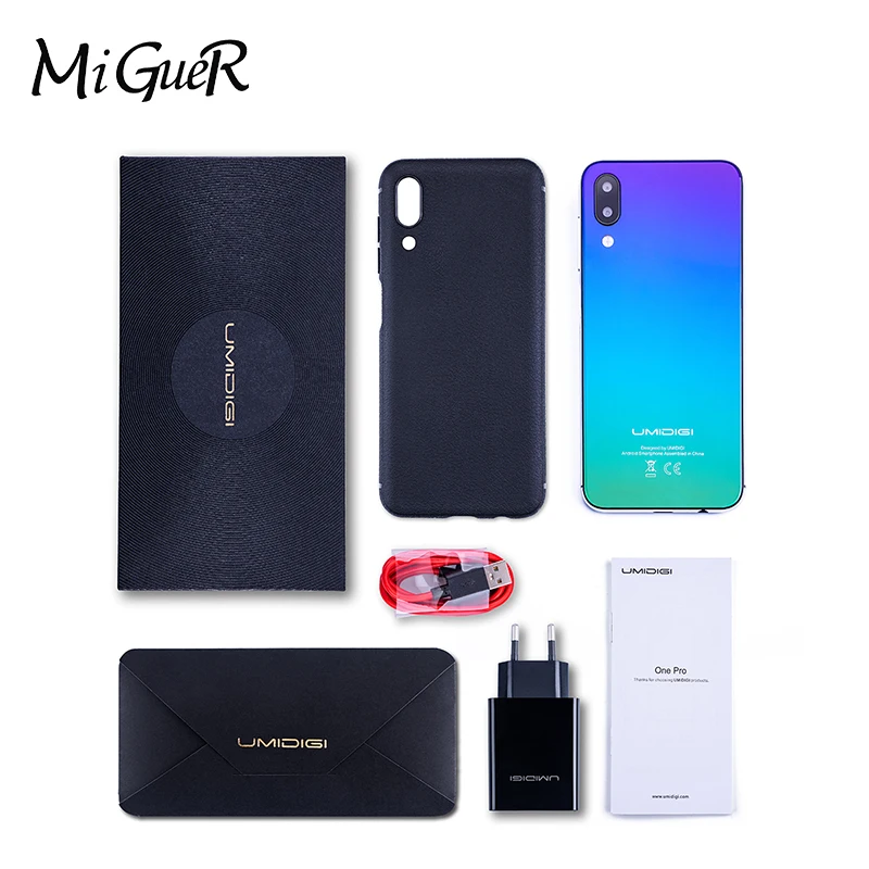 Смартфон UMIDIGI One Pro Global Version 5 9 дюймов Android 8 1 4 Гб + 64 12 Мп Dual 4G Беспроводная зарядка