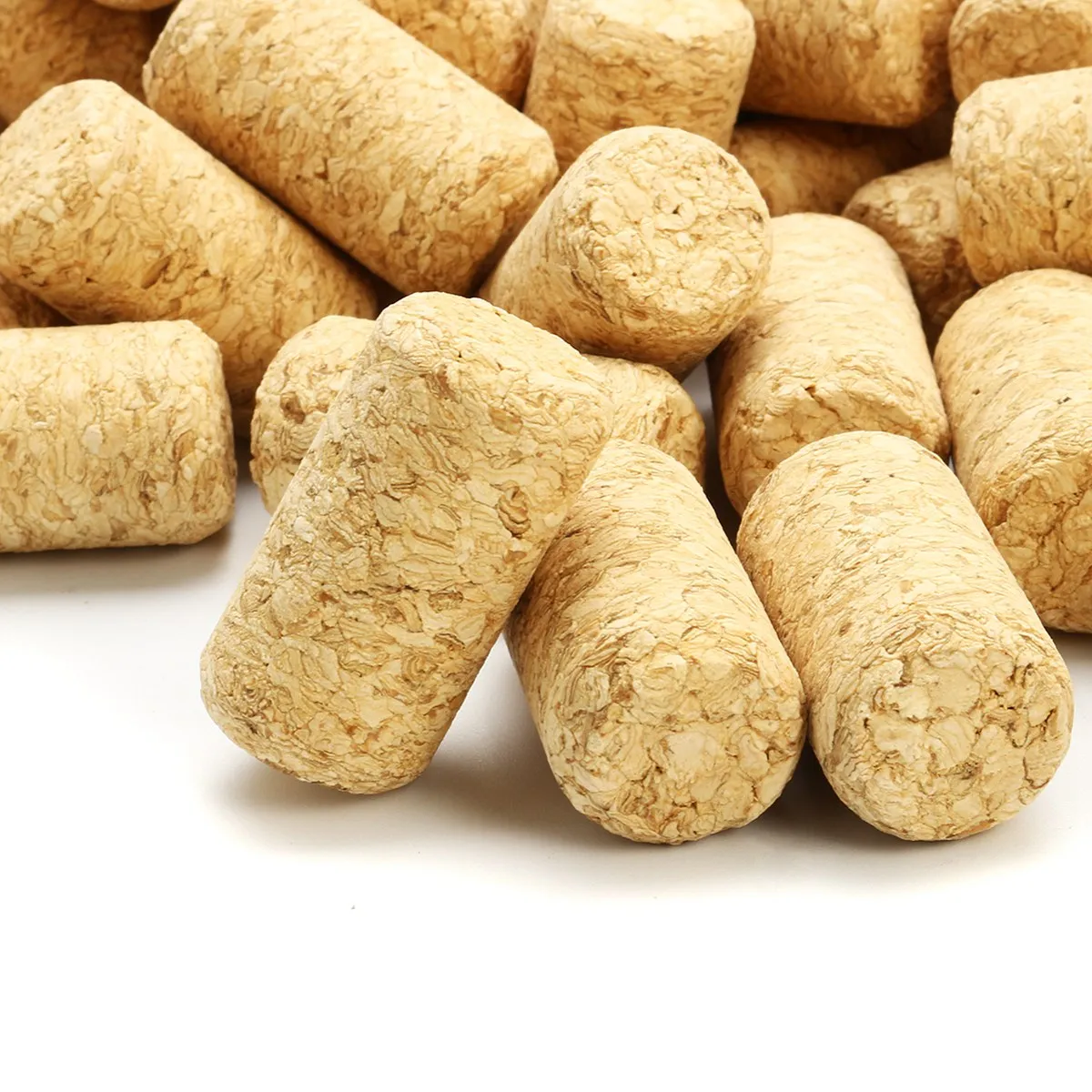 New 100Pcs прямые деревянные пробки для вина деревянная пробка бутылки конусный тип
