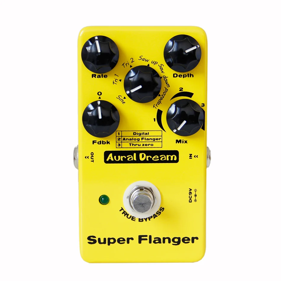 Цифровая педаль Aural Dream Super Flanger с 18 эффектами Flanger|aural dream|flanger pedalpedal flanger |