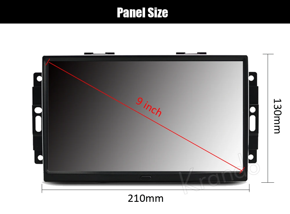 Krando Android 7.1 9&quot Big screen Full touch car multimedia system for chrysler 300C 2005-2007 radio navigation gps player | Автомобили