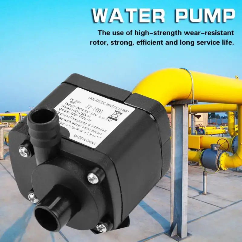 Фото Мини DC 12V Бесщеточный Водяной насос для компьютера водяного охлаждения-40 до 100 Мини DC 12V Бесщеточный Водяной насос для компьютера водяного охлаждения-40 до 100
