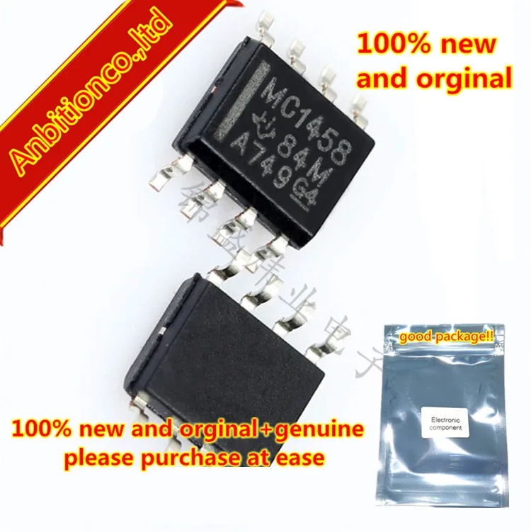 

10pcs 100% new and orginal MC1458 MC1458DR SOP8 in stock