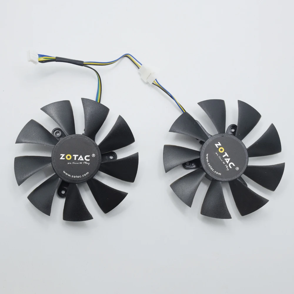 Новый 85 мм GA91S2H GFY09010E12SPA 4 контактный кулер вентилятор замена для ZOTAC GeForce GTX 1060 AMP
