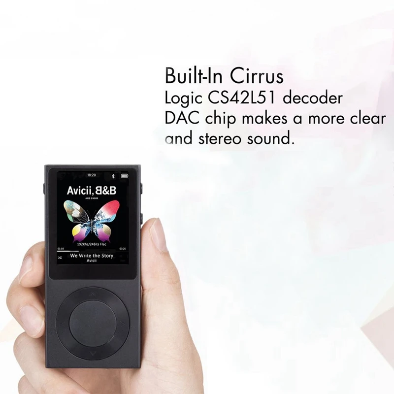 Benjie T6 Портативный Hifi Mp3 плеер Bluetooth 4 0 портативный Dsd Звук без потерь Музыкальный