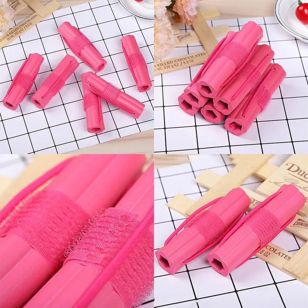 6 шт. мягкие щипцы для завивки волос ролики DIY волшебные бигуди инструмент укладки