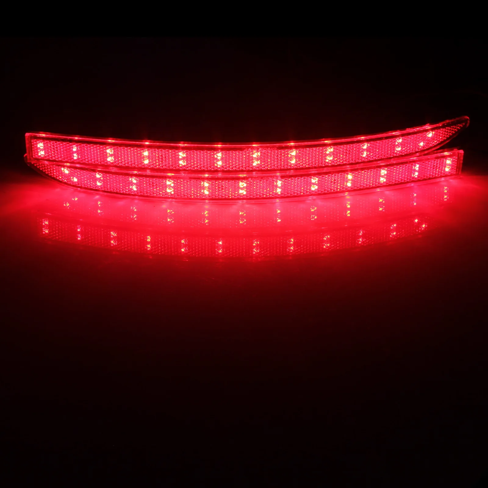 ANGRONG 2x24 SMD светодиодный задний бампер отражатель стоп светильник красный для VW