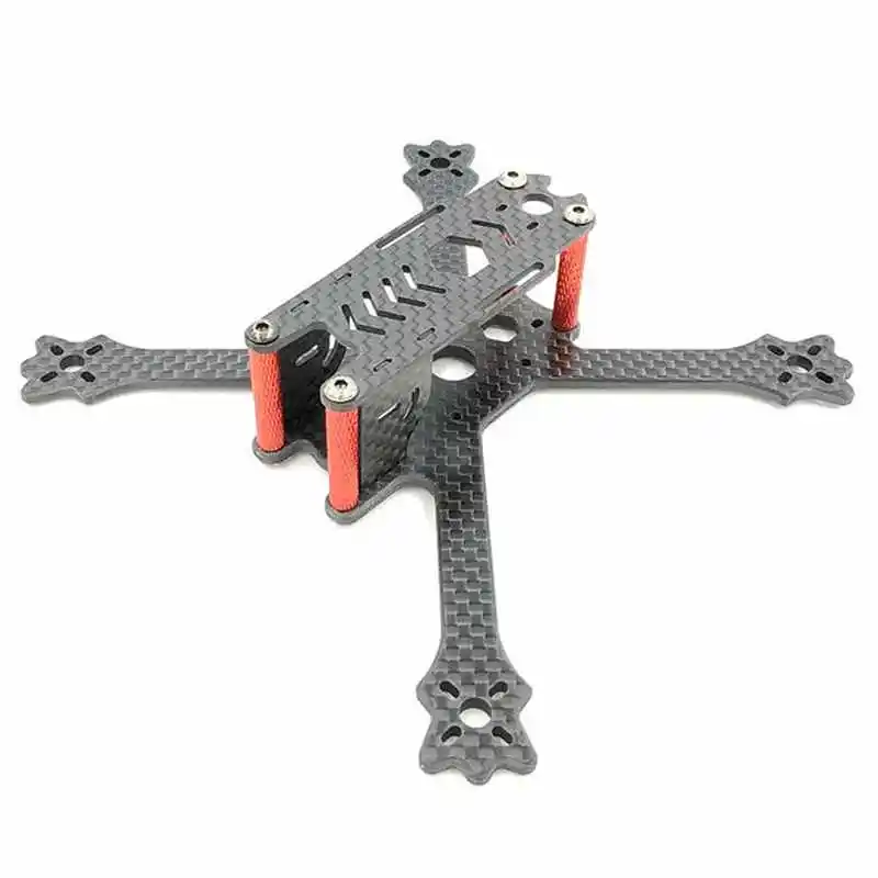 Upgrade 2019 AlfaRC AHX115 115mm Wheelbase 3mm Arm 3K Carbon Fiber Frame Kit for RC Drone FPV Racing Quadcopter Accessories | Игрушки и