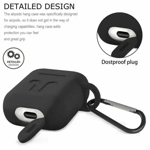 Силиконовый защитный чехол Eaehone для AirPods силиконовый держателя телефона Apple Air Pod