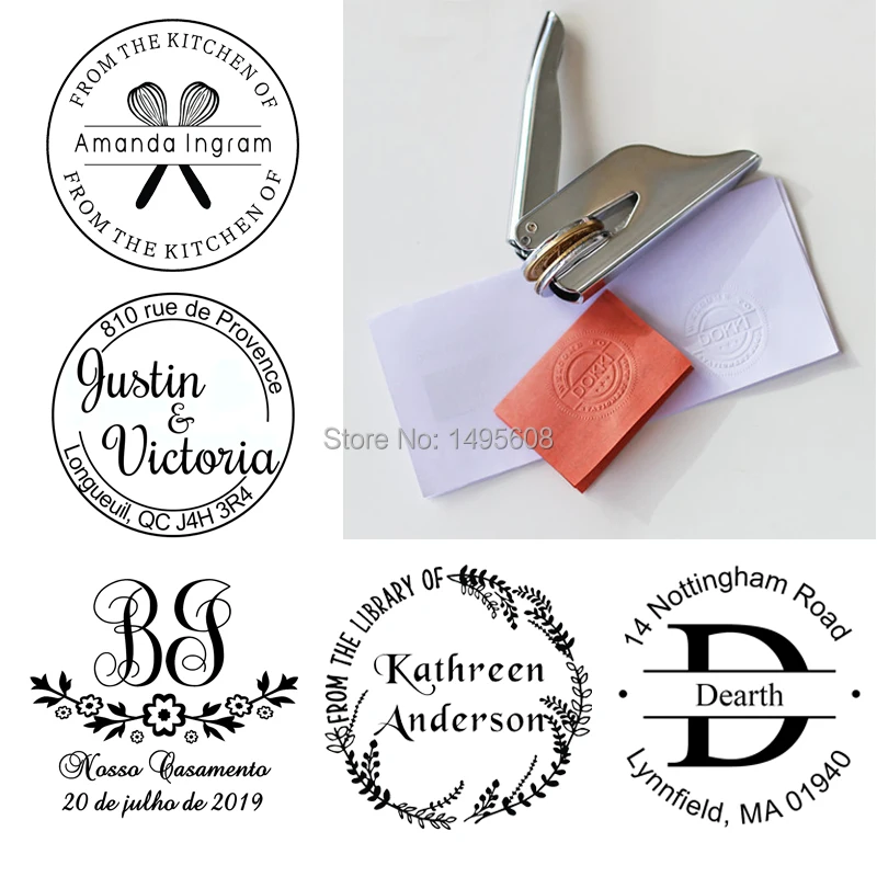 

Custom Embosser stamp ,Free-shipping Notary Pocket Embosser SeaL stamp , library stamp,book embosser, hand-held embosser