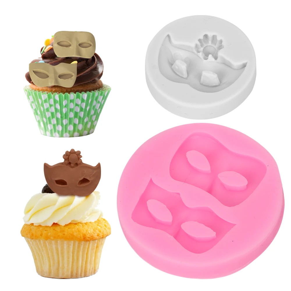 Fondant (сахарная) форма для заливки шоколада кондитерских изделий Маскарадная