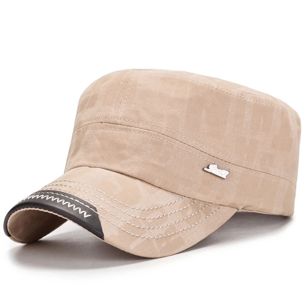 Новый стиль мужские бейсболки шляпа с плоским верхом из хлопка Snapback плоская