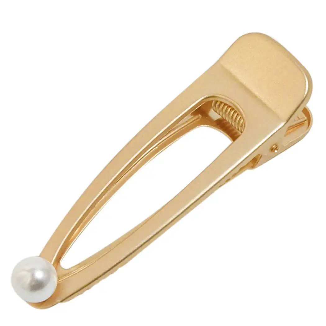 New Womens Fashion Artificial Pearl Hair Wedding/Party/Casual Clip Head As the picture shown Piece | Красота и здоровье