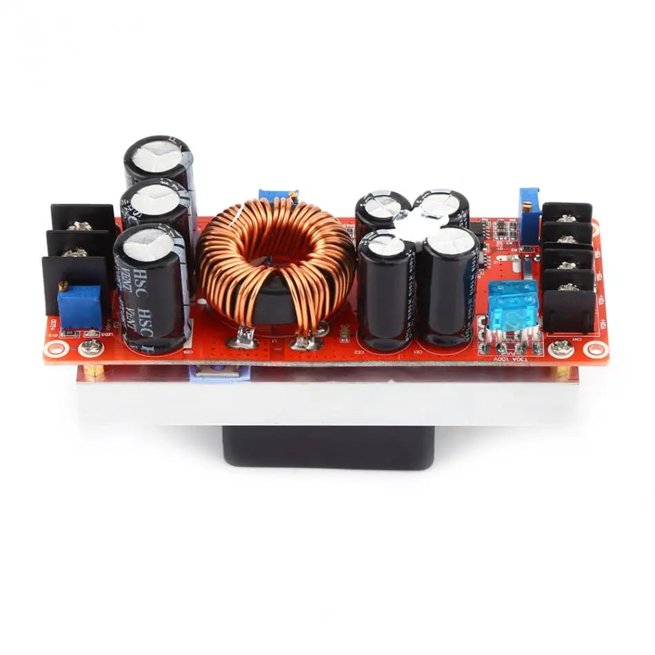 1200W 20A DC Step up Boost Converter постоянное увеличение тока Module LED Driver To DC10 60V с охлаждающим