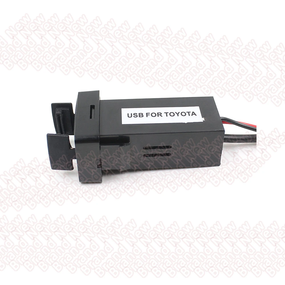 Автомобильное зарядное устройство ABS с двумя usb-портами для мобильного телефона