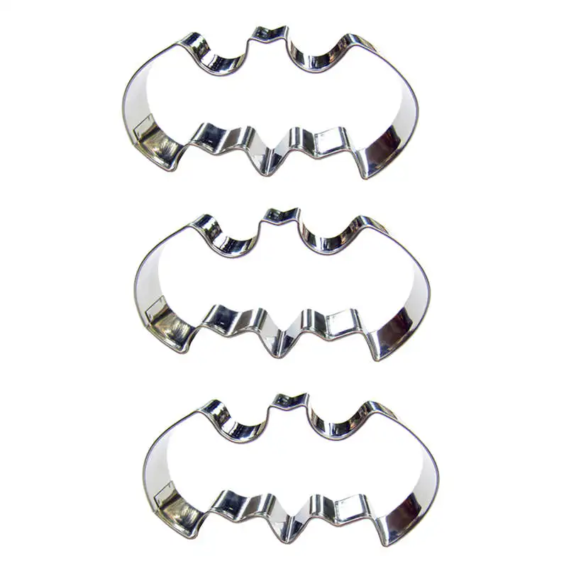 Большая форма летучей мыши 3 шт прессформы для резки печенья инструменты выпечки