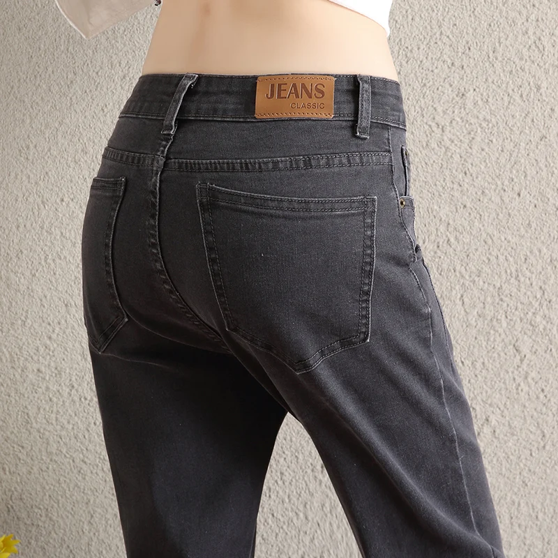 CTRLCITY Женские повседневные джинсы с высокой талией длиной до щиколотки винтажные