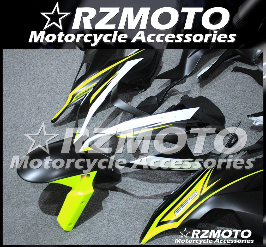 ABS обтекатель кузова комплект пригодный для Kawasaki Ninja ZX6R ZX6RR 13 14 15 16 17 18 ZX-6R ZX636 ZX 6R ZX6 R