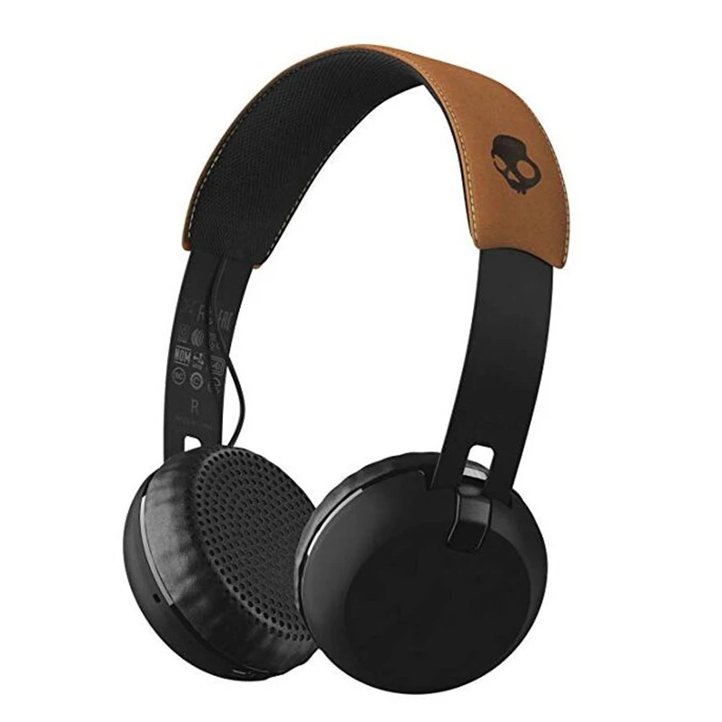 Skullcandy GRIND беспроводные Bluetooth наушники на ухо Сабвуфер гарнитура с микрофоном