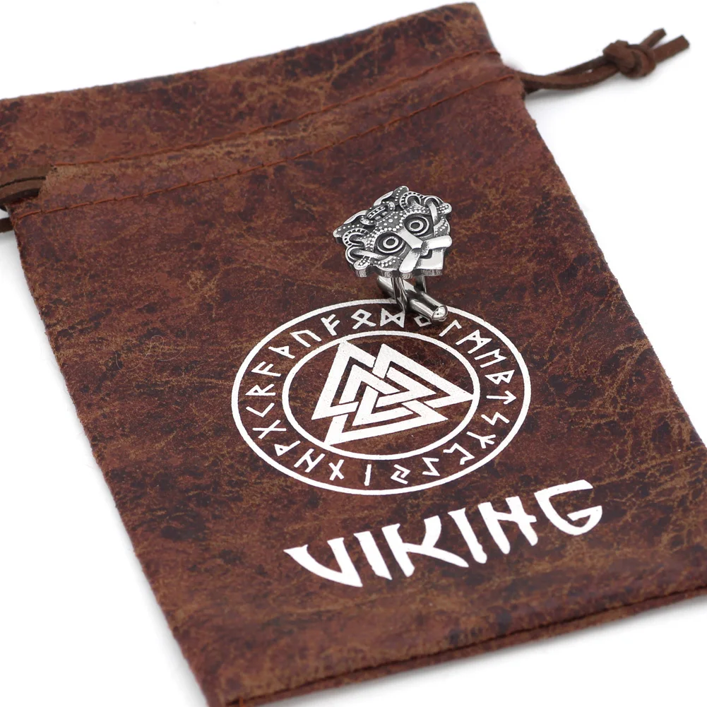 2 шт. из нержавеющей стали скандинавский Викинг один уход за кожей лица амулет